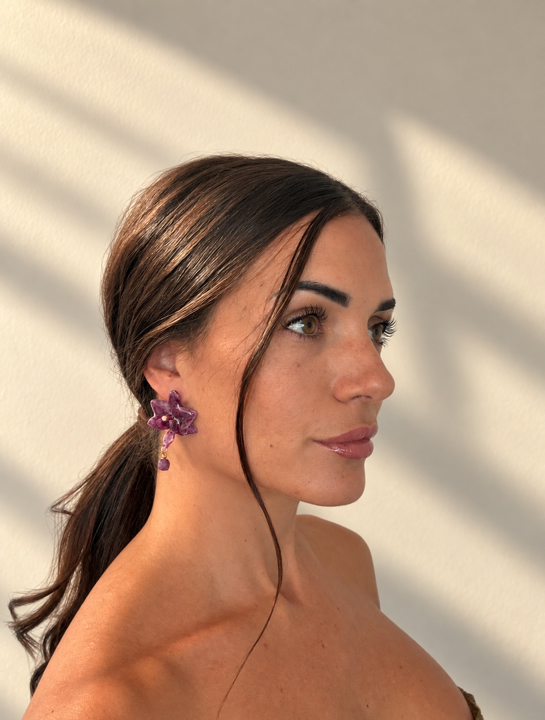 Orquídea mini morada